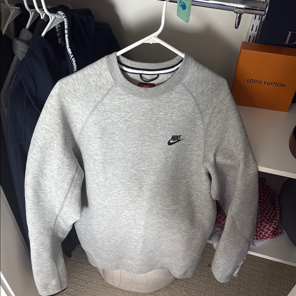 Nike Tech Fleece Sportswear Crew Dark Grey Heather